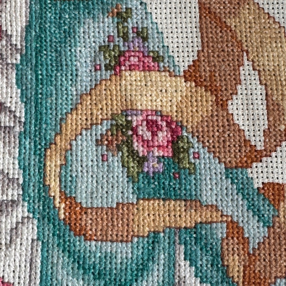 Finished Cross Stitch Faerie Godmother Barbara Baatz - Completed Art 10x13" - Picture 4 of 7